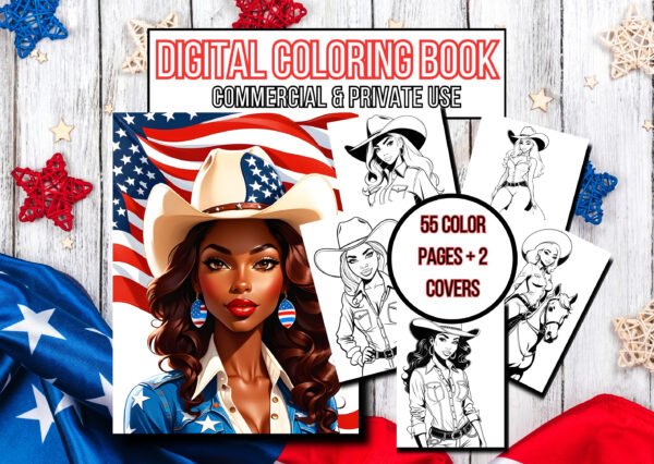 America Beauty Coloring Book