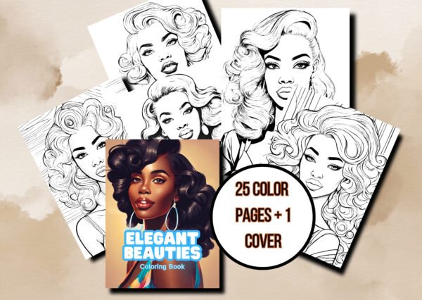 Elegant Woman Coloring Book Best Seller Bundle - Image 2