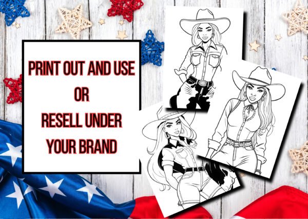 America Beauty Coloring Book - Image 4